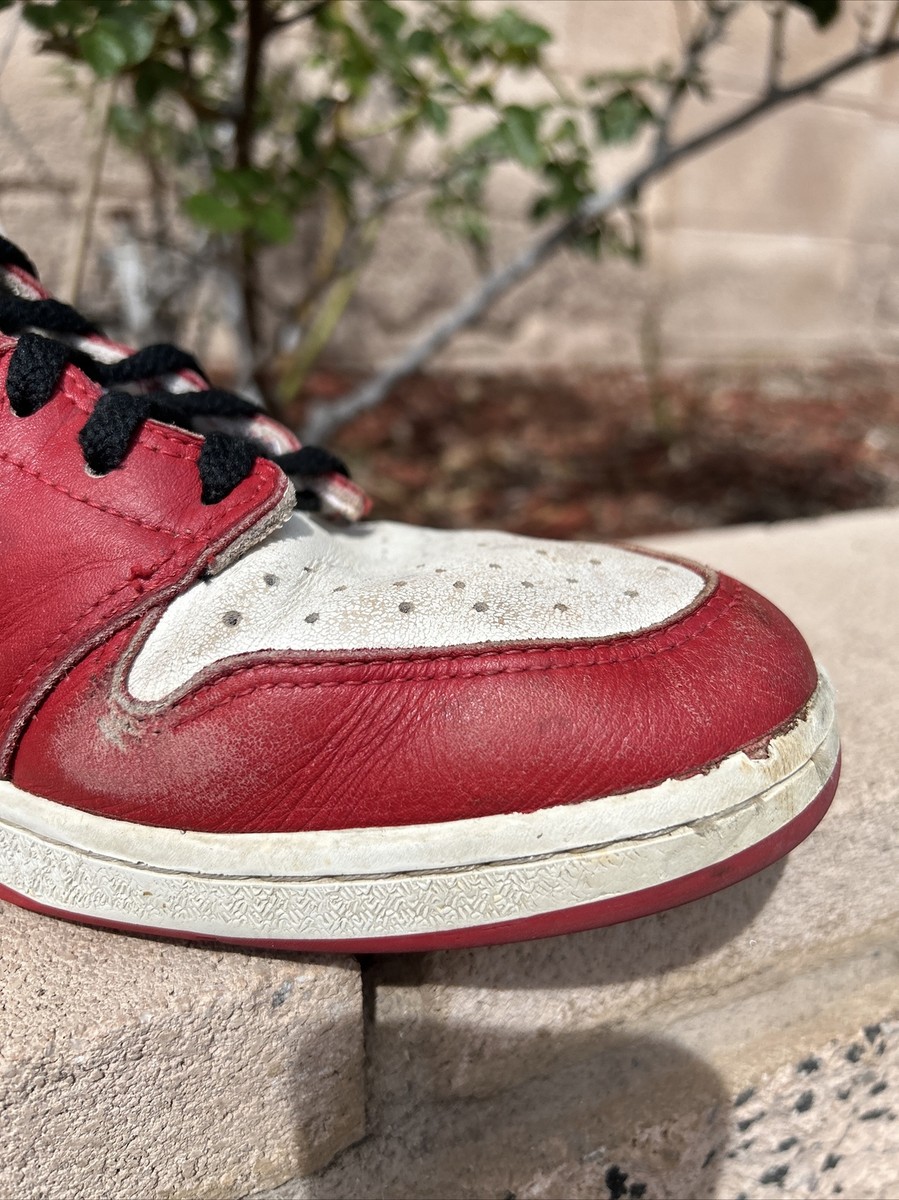 Original Sz 13 1985 Nike Air Jordan 1 Chicago OG Red White Original Sz 13 1985 Nike Air Jordan 1 Chicago OG Red White