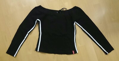 Sportliches Shirt, schwarz, Gr. 32/34, von Flashlights