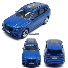 1:64 BMW X5M Model Car Diecast Toy Cars Friction Powered Toys for Boys Kids Blue