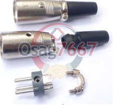 ONE 3-pin Plug Connector MicrophPatch XLR Male NEW