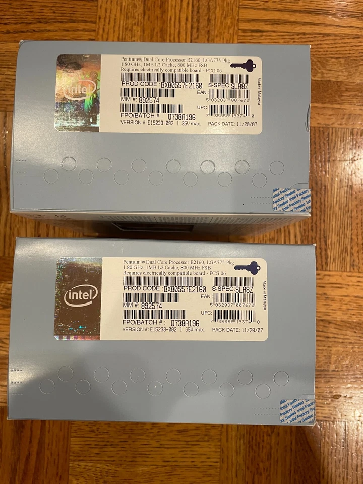 Intel Pentium Dual Core CPU E2160 LGA 775 1.8GHz 1MB L2 Cache 800 MHz FSB - Image 2 of 4