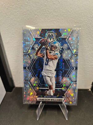 Jameson Williams Panini Mosaic No Huddle Silver Mosaic Prizm Detroit Lions NFL