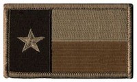 Hero's Pride Texas Tx State Flag - Desert - W/hook Backing - 3-3/8 X 2 Hero's Pride Texas Tx State Flag - Desert - W/hook Backing - 3-3/8 X 2