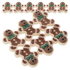 40 Pcs Christmas Accessories Tree Decorations Gingerbread Man Garland House