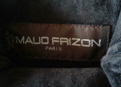 MAUD FRIZON Vintage Wristlet Change Purse Black Snakeskin - Picture 2 of 7