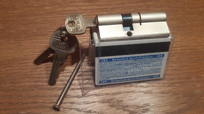 CES 910 Schließzylinder Profilzylinder Zylinder  31,5 / 45,5 mit Sicherungskarte