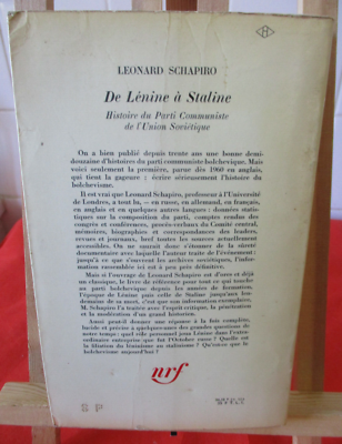De Lénine à Staline - Histoire du Parti communiste de l'Union