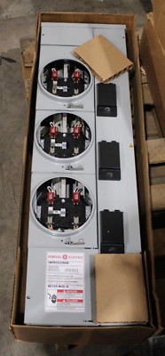 TMPR12312RHB GE Modular Metering Stack 3 Sockets 100A - 125A Bus 208Y ...