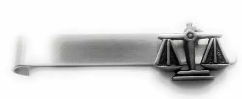 SCALES OF JUSTICE TIE BAR