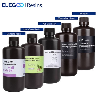 10KG ELEGOO 3D-Drucker Resin Basic ABS-Like 8K Tough Water Washable UV Harz