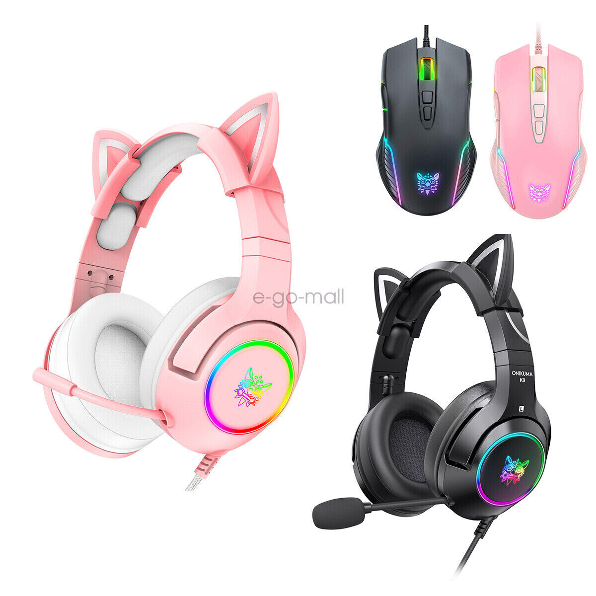 Headset Gamer Onikuma, RGB, Xbox One