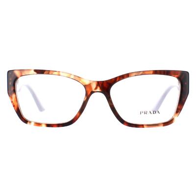 Prada Eyeglasses PR11YV 07R1O1 Caramel Tortoise Women