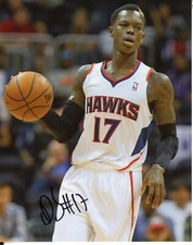Dennis Schroder  Autographed 8x10 Atlanta Hawks   Free Shipping   #S2344A