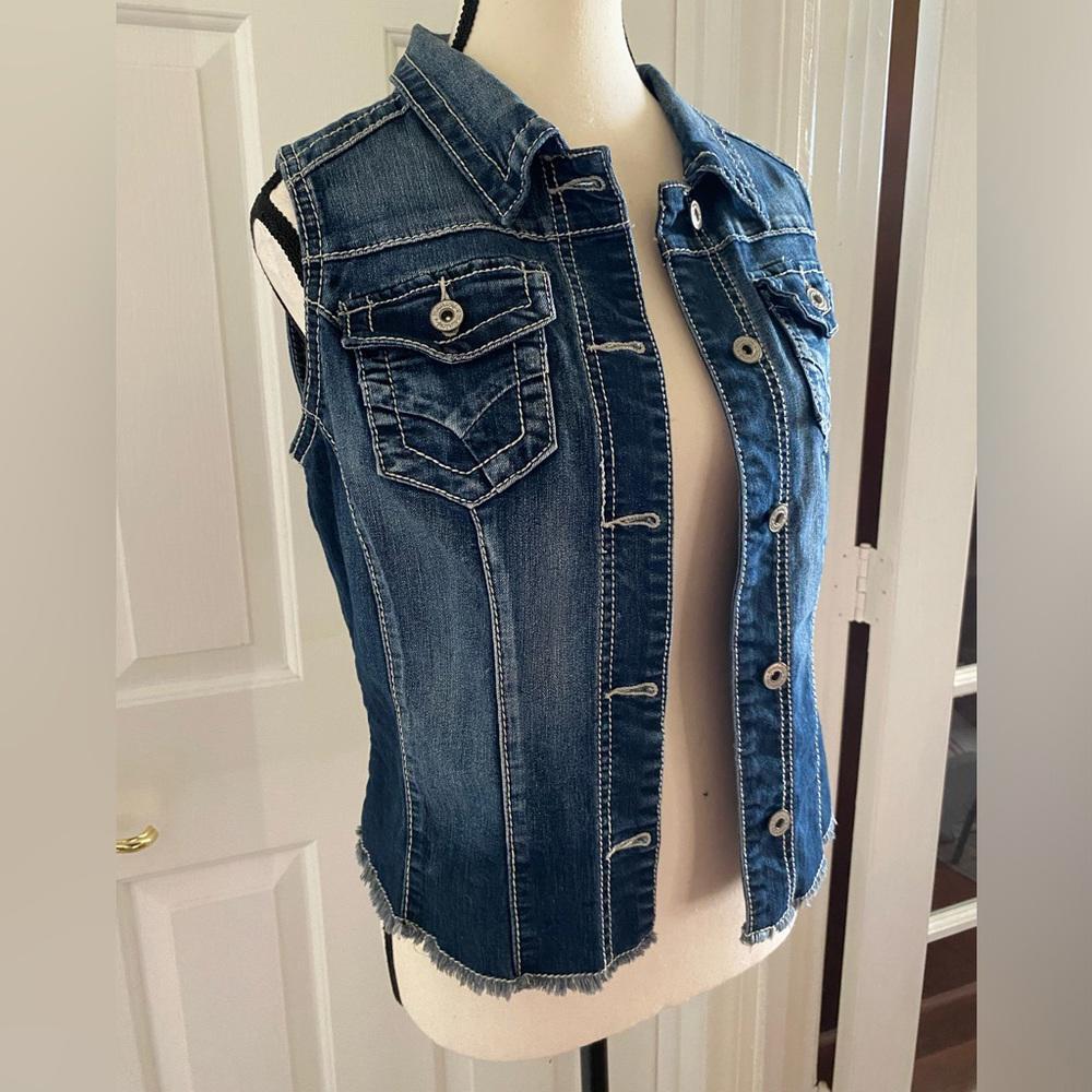 HARLEY DAVIDSON PATCHWORK DENIM VEST - image 3