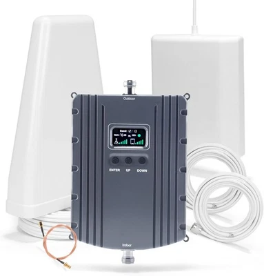 CELL PHONE SIGNAL BOOSTER UP TO 8000 SQ FT 5G COMPATIBLE BANDS BRAND NEW - Image 1 of 2