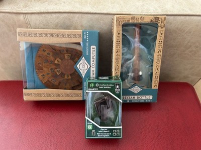 Hanayama Quartet, Grecian Bottle, Grecian Computer Puzzles
