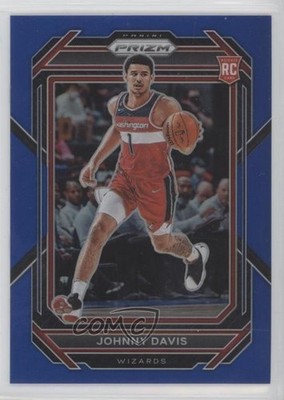 2022-23 Panini Prizm Blue Prizm 80/199 Johnny Davis #231 Rookie RC 3g6
