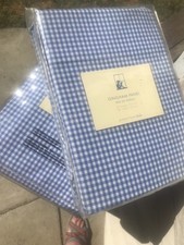 Pottery Barn Kids Blue Gingham Curtain 84 X 88 Panel.. Price Is Per Panel