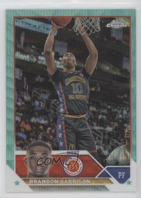 2023 Chrome McDonald's All American Aqua Wave Refractor Brandon Garrison 0c2
