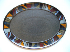 DENBY MARRAKESH LARGE OVAL PLATTER PLATE SECOND QUALITY VERY GOOD USED X