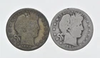 1892-1915 Lot 2 1900-S 1894-O Barber 90% Half Dollars - Coin Collection *932