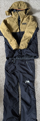 Helly Hansen Boys 164/14 Removable Hooded Snow Matching Jacket & Pants Ski