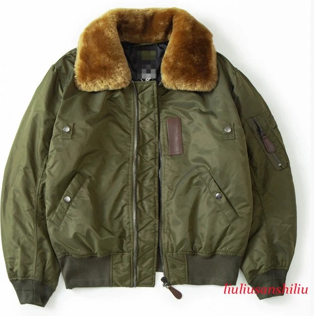 Waterproof Military Flight Jacket Cold Weather Quilted Warm Flying Jackets