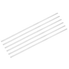 6 szt. Kwadratowy płaski pręt aluminiowy, 1/8" x 5/16" x 16" 6061 Płaski pręt aluminiowy