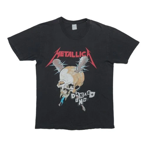 Metallica Damage Inc Shirt Size: Unreadable 1980s vintage concert t-shirt, vintage, single stitch, B+ condition