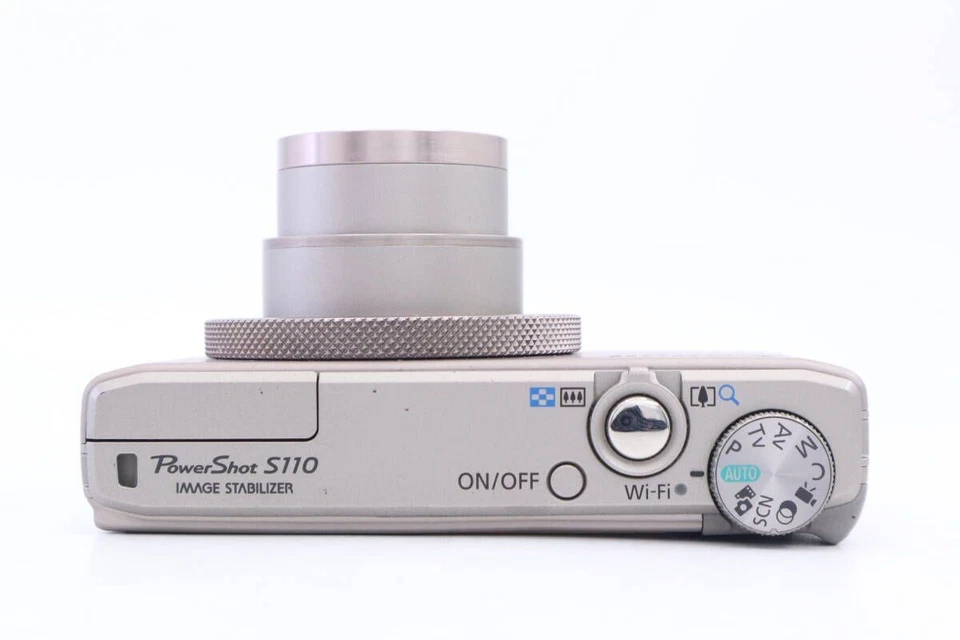 Canon PowerShot S110 Silver Compact Digital Camera 12MP Tested Working - Image 4 of 4