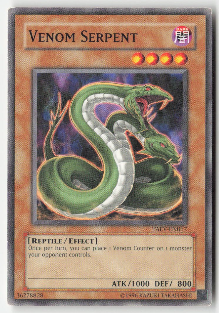 Yugioh - Venom Serpent TAEV-EN017 Unlimited - Common