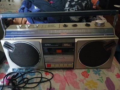 Aiwa Cs-300u Boombox Read Description 