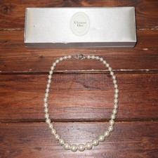 Christian Dior pearl necklace / Dior old vintage pearl Christian Dior