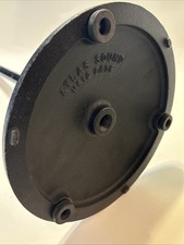 Atlas Sound MS-12 Round Base W/ Adjustable Mic Stand Solid Black USED