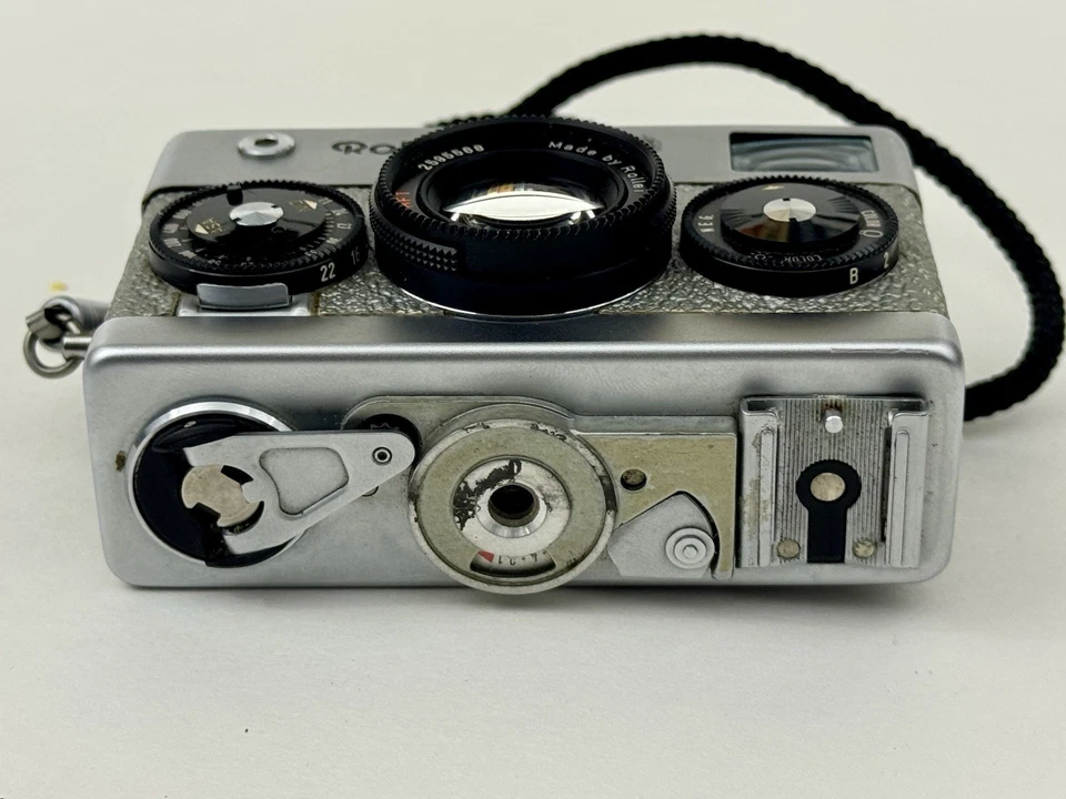 Cámara fotográfica compacta Rollei 35S plateada 10 aniversario 35 mm RARA Foto 3 de 4