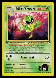 Erika's Victreebel 1st Edition 26/132 Gym Heroes Non-Holo Rare