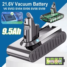9500mAh Battery For Dyson V6 Animal DC58 DC59 DC62 DC74 DC72 SV03 SV09 Replace