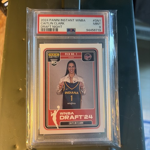 2024 Panini Instant WNBA Draft Night Caitlin Clark #DN1 Rookie Card PSA 9 Mint