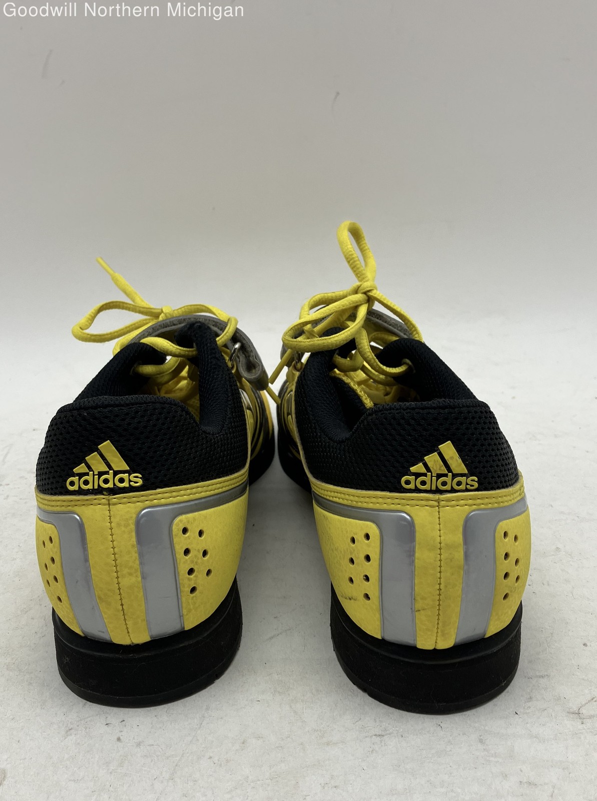 adidas Yellow/Black Solid Athletic Weightlifting … - image 3