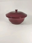 Fiestaware Covered Casserole Dish With Lid 70oz Cinnabar Retired Color