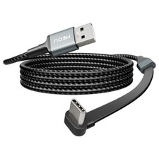USB to C Cable 3.3ft, 60W A C Fast Charging Black Grey