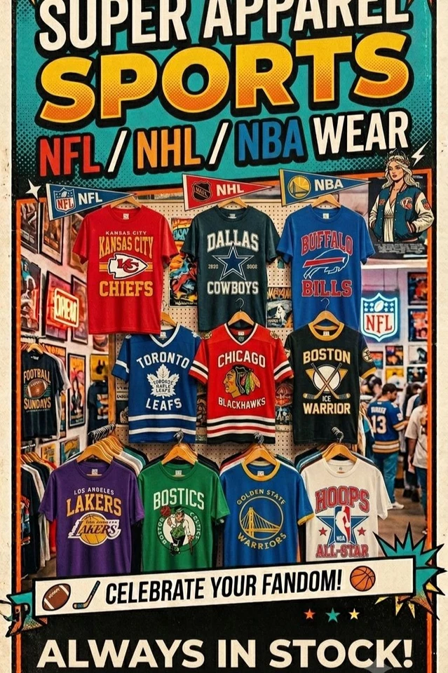 Sportwear & random pulls Show.
