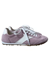 Mila Paoli Made In Italy Genuine Leather Upper Dusty Pink Sneakers Size 7.5