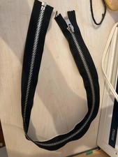 JN 8 Aluminum Metal Heavy Duty Separating Jacket Zipper 26"