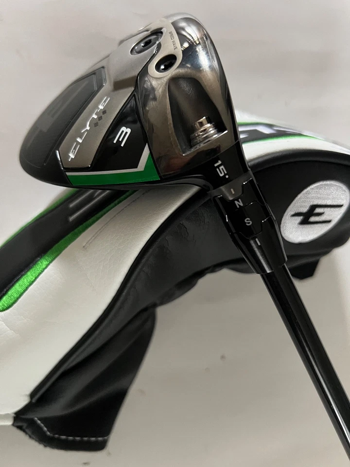 CALLAWAY ELYTE TRIPLE DIAMOND 3 WOOD / 15 DEG / DENALI GREY / 70G STIFF SHAFT - Image 2 of 4