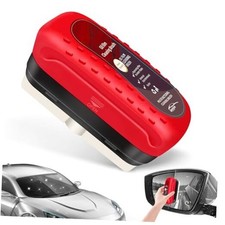 Automotive Oil Film Cleaning Brush, Anti-Rain Fog Car Glass Oil Film 1 red