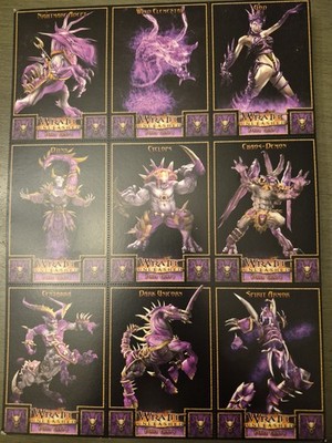 Prerelease WRATH Unleashed, Dark Chaos Uncut Sheets, 48 Total With 9 Cards Each!