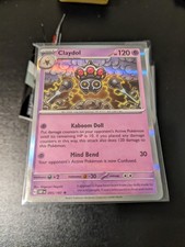 Claydol 095/197 SV03: Obsidian Flames Holo Pokemon Card 