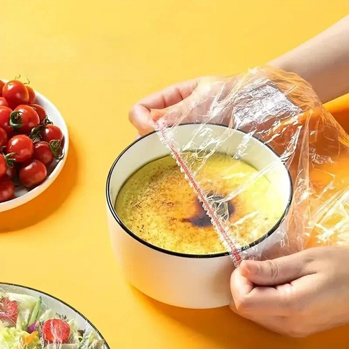 500 Reusable Elastic Food Storage Covers Bowl & Plate Fresh-Keeping LidsWashable - Picture 12 of 13