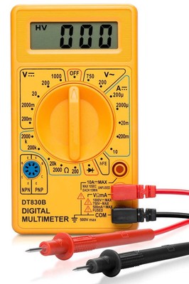 Multimetro Digital Professional Automotriz Voltimetro Amperimetro Para Carro